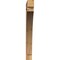 Ekena Millwork Thorton Block Rough Sawn Bracket, Western Red Cedar, 4"W x 38"D x 38"H BKT04X38X38THR05RWR - alternate 4